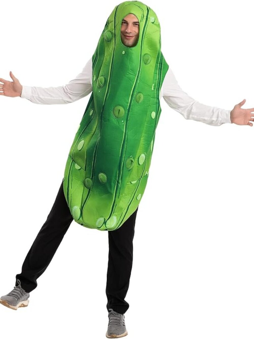 Spooktacular Creations Halloween Pickle Adult Unisex Food Costume Size Small